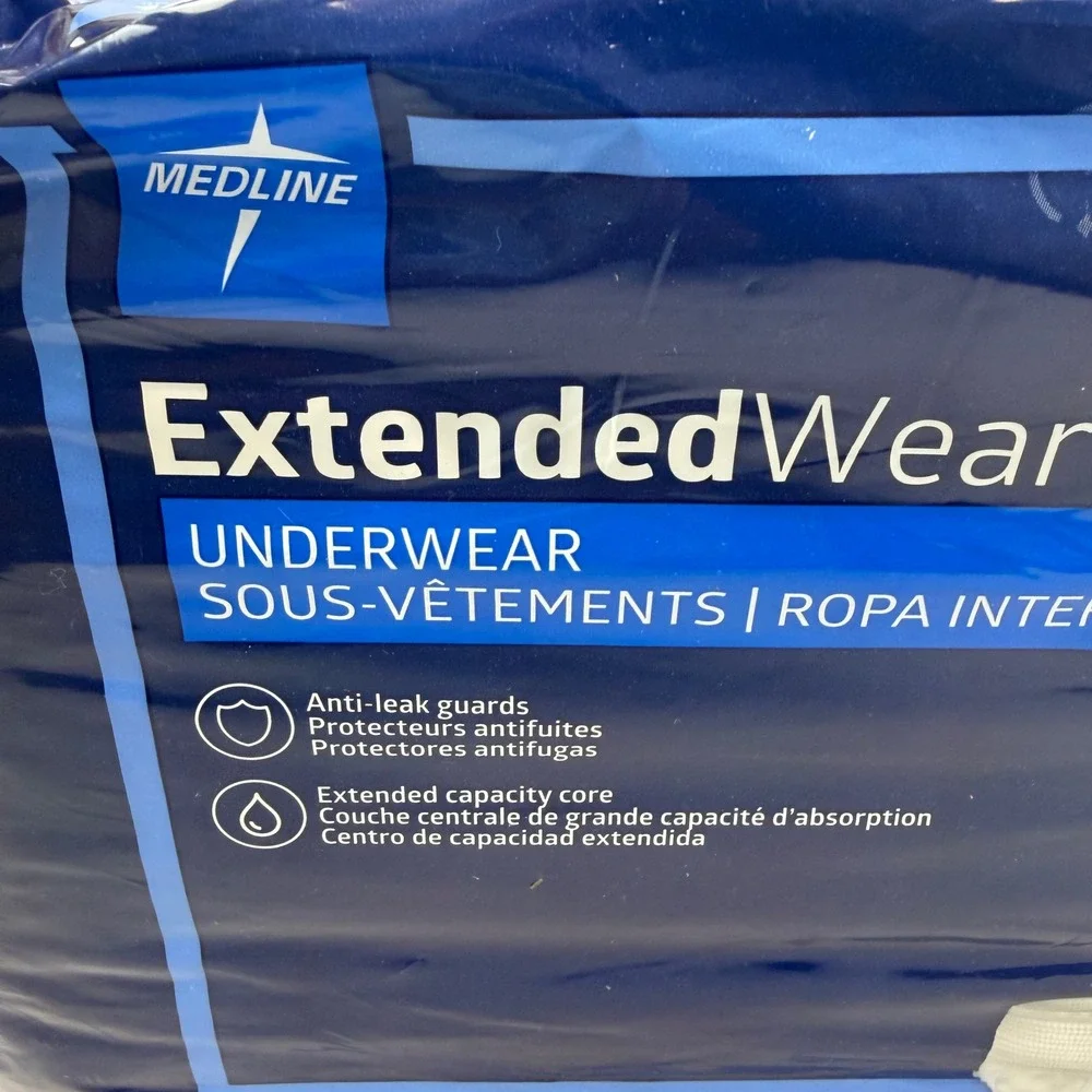 Medline Extended Wear Protective Underwear Size Large‎ (14 Count)